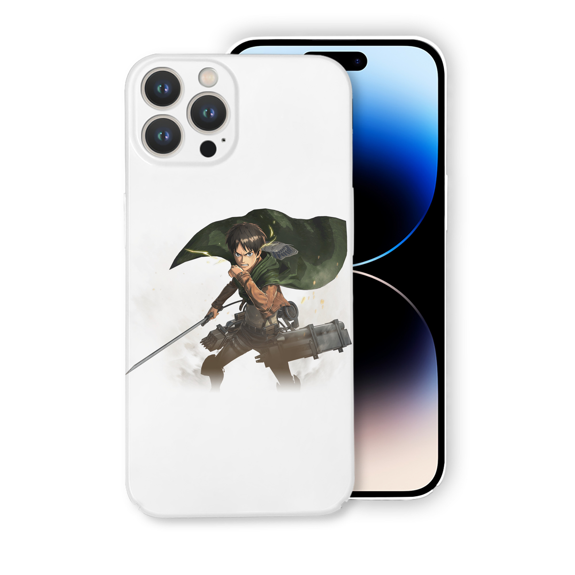 （画像用） 進撃の巨人 エレン･イェーガー Attack on Titan Eren Jäger 【iPhone 14シリーズ対応】ハードケース